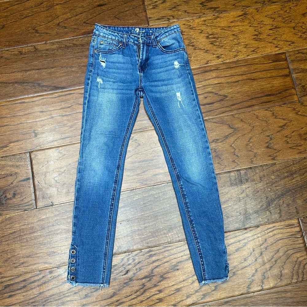 7 For All Mankind girls Skinny Jeans